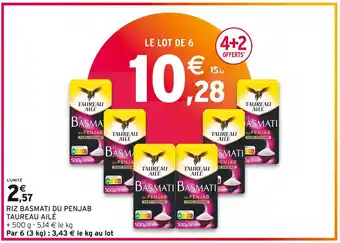 Intermarché Taureau ailé riz basmati du penjab offre
