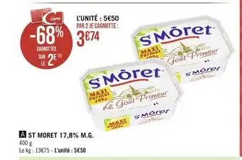 Casino Supermarchés St moret st moret 17,8% m.g offre