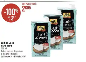 Real thai lait de coco