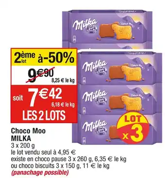 Cora x Carrefour Milka choco moo offre