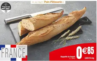 Cora x Carrefour Baguette du fournil offre