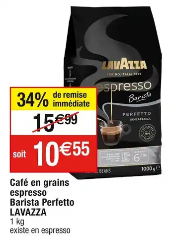 Cora x Carrefour Lavazza café en grains espresso barista perfetto offre