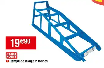 Cora x Carrefour Car point rampe de levage 2 tonnes offre