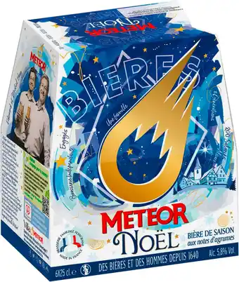 Match Meteor bière de noël offre