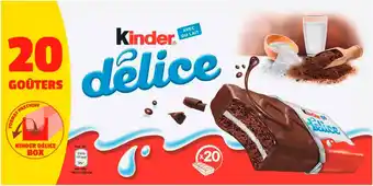 Match Kinder délice offre