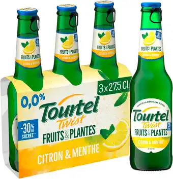 Match Tourtel twist fruits et plantes bière sans alcool offre