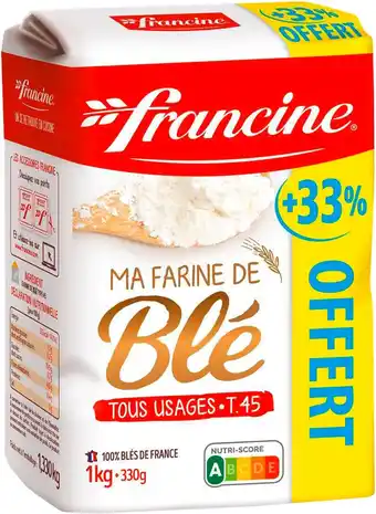 Match Francine farine de blé offre