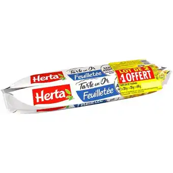 Carrefour Herta pâte tarte en or offre