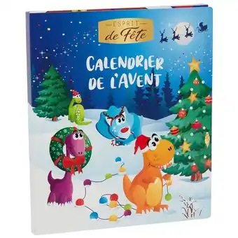 Carrefour Esprit de fête calendrier de l'avent dinosaure offre