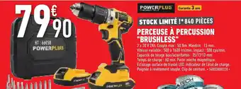 Brico Cash Perceuse à Percussion "Brushless" offre