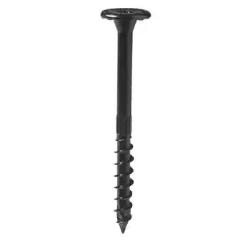 Bricomarché Vis à bois tête disque empreinte torx type sdw acier trempé partiellement filetées, diamètre 8 mm, longueur 67 cm, boîte de 5 offre