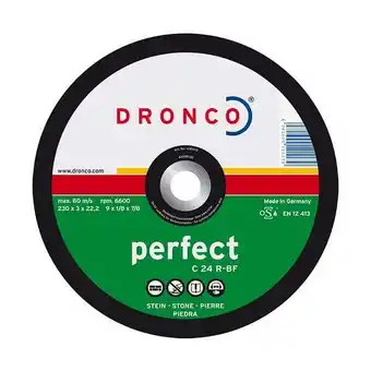 Disque à tronçonner matériaux dronco c 24 r