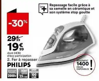 BUT Fer à Repasser Philips offre