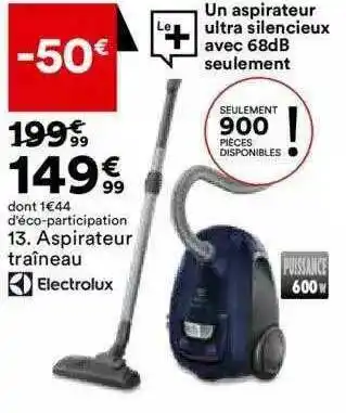 Aspirateur TraĂźneau Electrolux