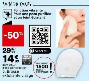 BUT Brosse Exfoliante Visage offre