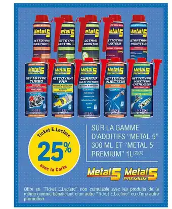 E.Leclerc L'Auto La Gamme D'additifs offre