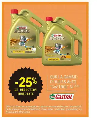 E.Leclerc L'Auto La Gamme D'huiles Auto offre