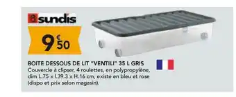 Les Briconautes Boîte Dessous De Lit offre