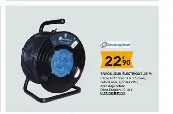 Enrouleur électrique 25 M Electraline