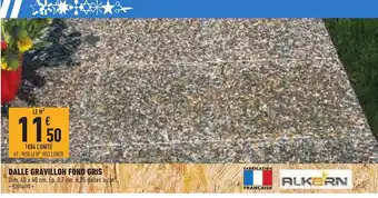 Brico Cash Dalle Gravillon Fond Gris offre