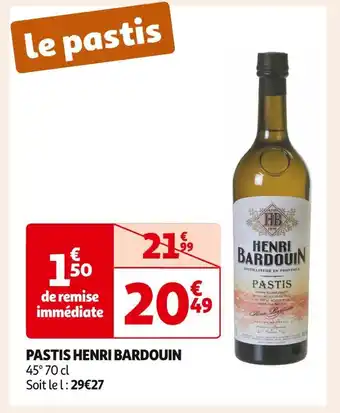 Henri bardouin pastiss