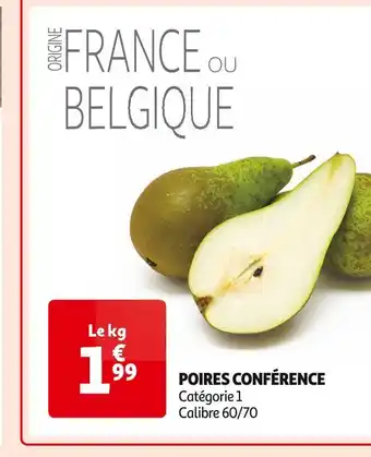 Auchan Supermarché Poires conférence offre