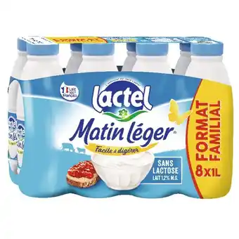 Auchan Lait matin léger de lactel offre