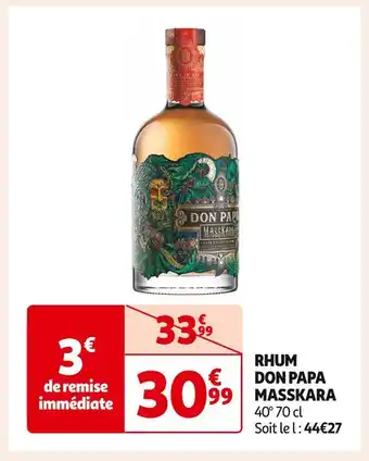Auchan Supermarché Don papa rhum masskara offre
