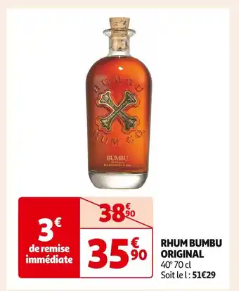 Auchan Supermarché Rhum bumbu original offre