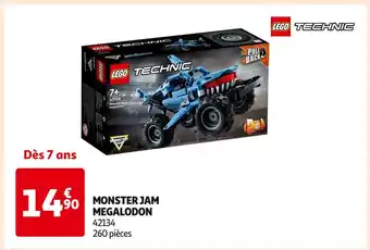 Auchan Supermarché Lego monster jam megalodon offre