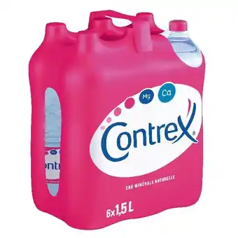Auchan 50% de remise immédiate sur le 2ème produit de la gamme contrex offre