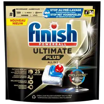 Tablettes lave-vaisselle tout en 1 powerball ultimate plus finish
