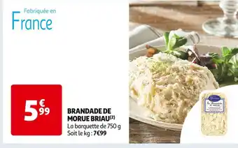 Auchan Supermarché Briau brandade de morue offre