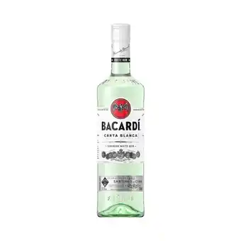 Auchan Rhum bacardi carta blanca offre