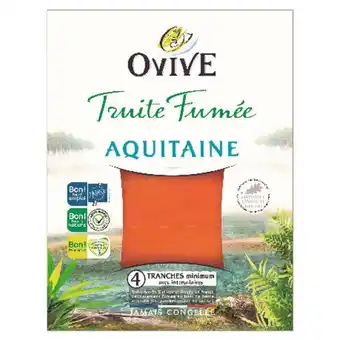 Auchan Truite fumée d'aquitaine ovive offre