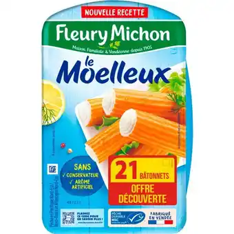 Auchan Surimi le moelleux fleury michon offre