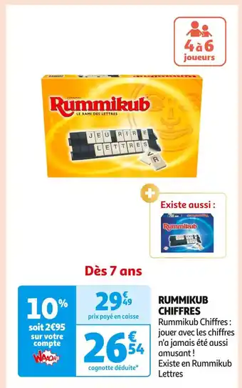 Hasbro gaming rummikub chiffres