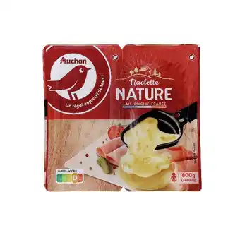 Auchan Raclette nature auchan offre