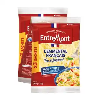 Auchan Emmental râpé entremont offre