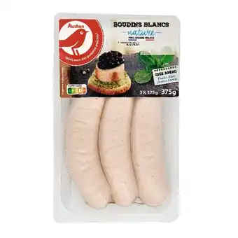Auchan Boudins blancs nature auchan offre