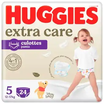 Auchan Culottes extra care huggies offre