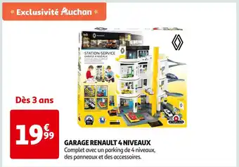 Auchan Supermarché Starlux garage renault 4 niveaux offre