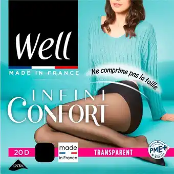 Auchan Collant infini confort well offre