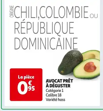 Auchan Supermarché Avocat prêt à déguster offre