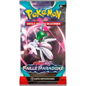 Auchan Booster pokémon faille paradoxe offre