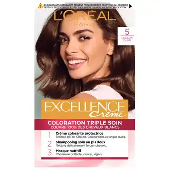 Auchan Coloration excellence 6 blond fonce offre