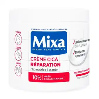 Auchan Crème corps cica réparation mixa offre