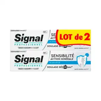 Auchan Dentifrice signal professionnel offre