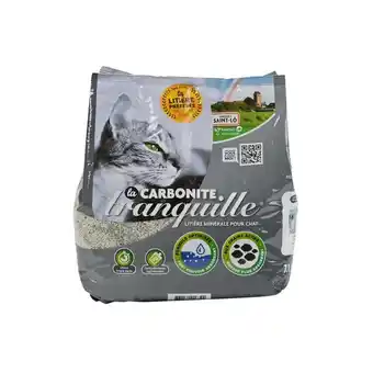 Auchan Litière carbonite tranquille offre