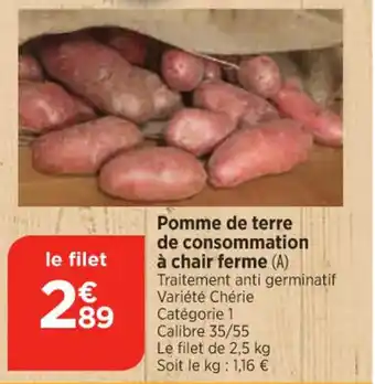Maximarché Pomme de terre de consommation à chair ferme offre